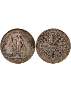 GRANDE-BRETAGNE - TRADE DOLLAR ARGENT 1899 B BOMBAY 2