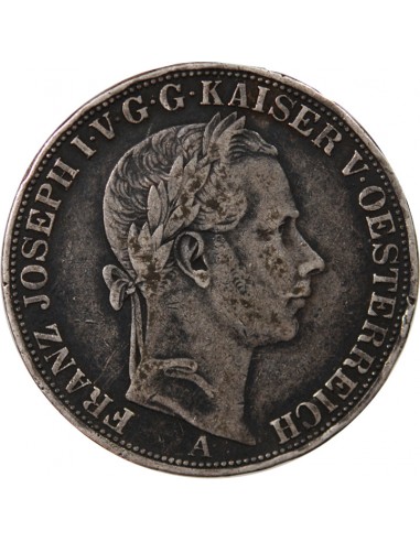 AUTRICHE, FRANÇOIS-JOSEPH Ier - THALER ARGENT 1858 A VIENNE