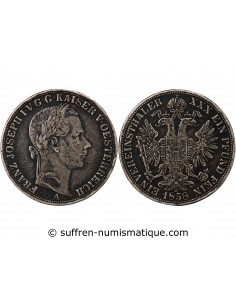 AUTRICHE, FRANÇOIS-JOSEPH Ier - THALER ARGENT 1858 A VIENNE