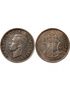 AFRIQUE DU SUD, GEORGES VI - 2 1/2 SHILLINGS ARGENT 1940 2