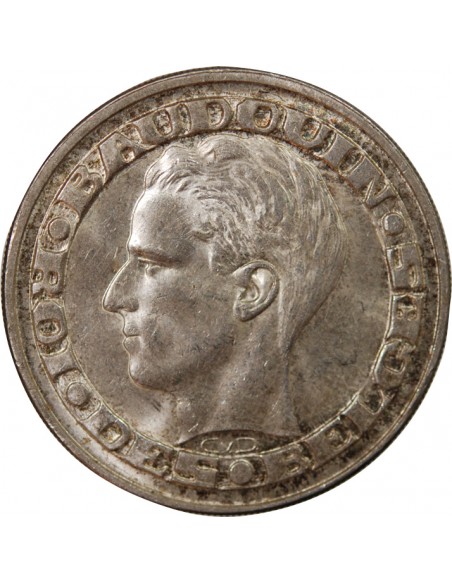 BELGIQUE, BAUDOUIN - 50 FRANCS ARGENT 1958 - Légende française