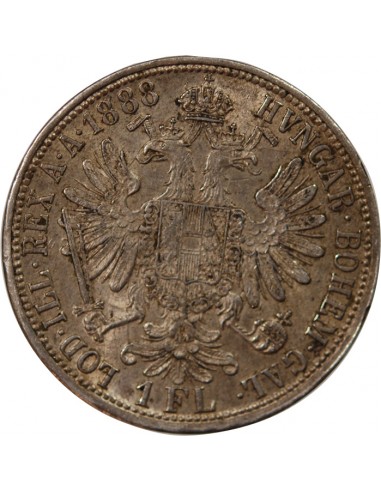 AUTRICHE, FRANÇOIS-JOSEPH Ier - FLORIN ARGENT 1888