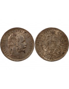 AUTRICHE, FRANÇOIS-JOSEPH Ier - FLORIN ARGENT 1888 2