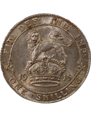 GRANDE-BRETAGNE, GEORGES V - SHILLING ARGENT 1915