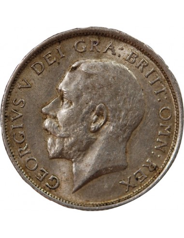 GRANDE-BRETAGNE, GEORGES V - SHILLING ARGENT 1915