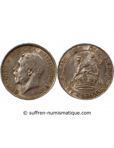GRANDE-BRETAGNE, GEORGES V - SHILLING ARGENT 1915