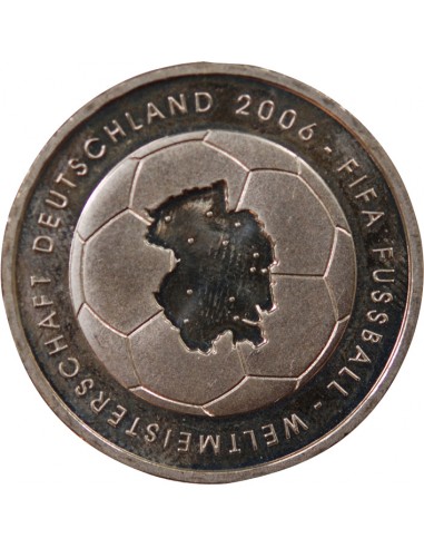 ALLEMAGNE, COUPE DU MONDE DE FOOTBALL 2006 - 10 EUROS ARGENT 2003