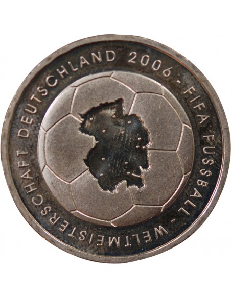 ALLEMAGNE, COUPE DU MONDE DE FOOTBALL 2006 - 10 EUROS ARGENT 2003