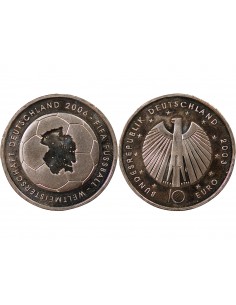 ALLEMAGNE, COUPE DU MONDE DE FOOTBALL 2006 - 10 EUROS ARGENT 2003 2