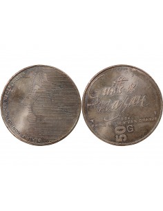 PAYS-BAS, BEATRIX - 50 GULDEN ARGENT 1984 2