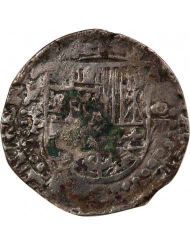 MEXIQUE, PHILIPPE II, III, IV - COB 8 REALES ARGENT 1555 / 1565 - MONNAIE DE PIRATE