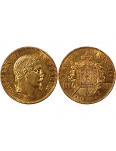 NAPOLEON III - ﻿100 FRANCS OR 1869 A PARIS 2